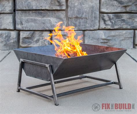 modern steel fire pit instructions